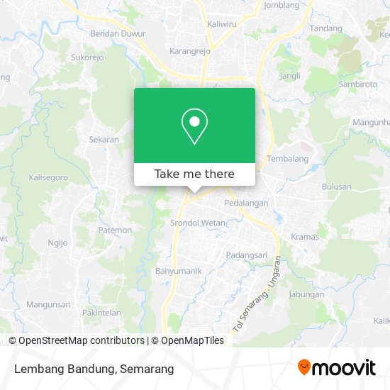 Lembang Bandung map
