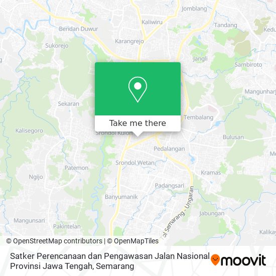Satker Perencanaan dan Pengawasan Jalan Nasional Provinsi Jawa Tengah map
