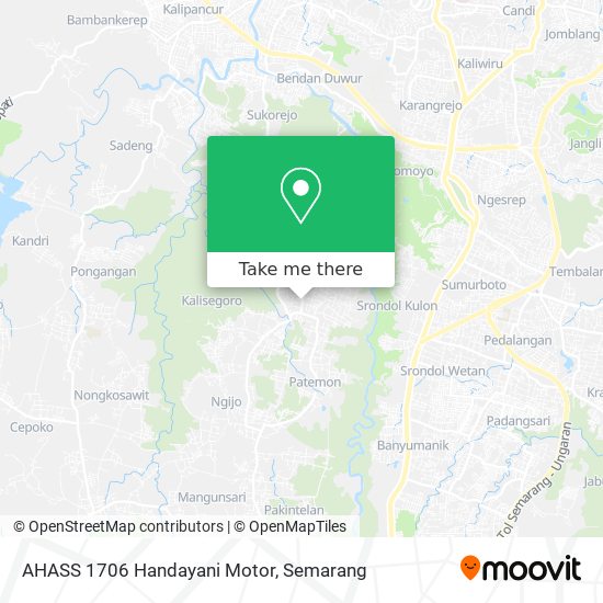 AHASS 1706 Handayani Motor map