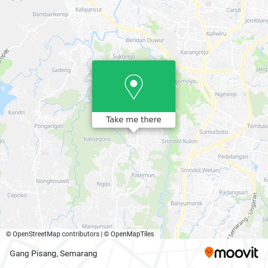 Gang Pisang map