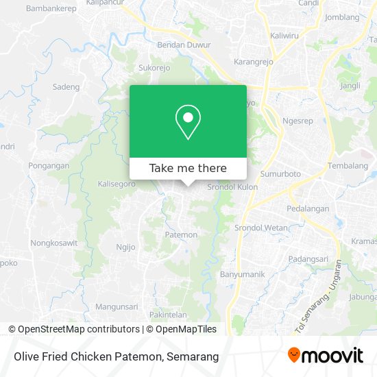 Olive Fried Chicken Patemon map