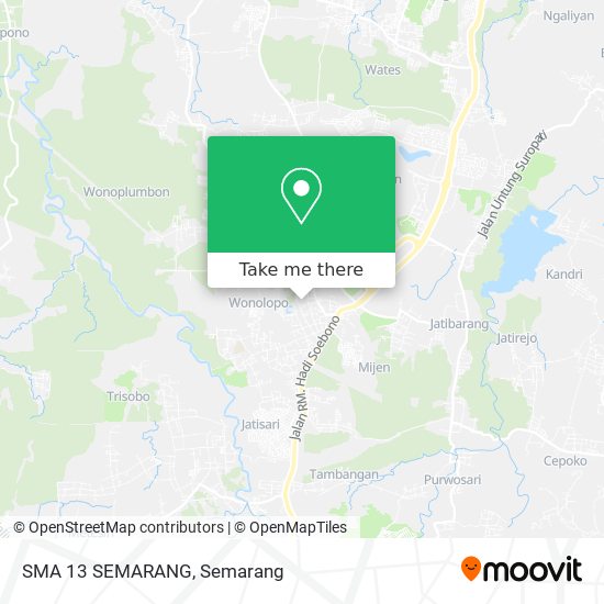 SMA 13 SEMARANG map