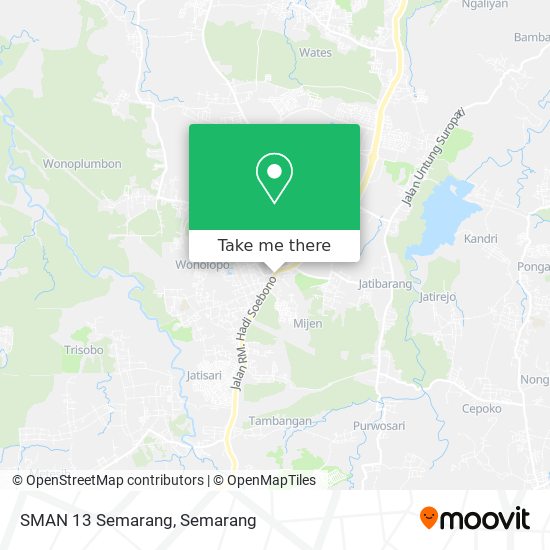 SMAN 13 Semarang map