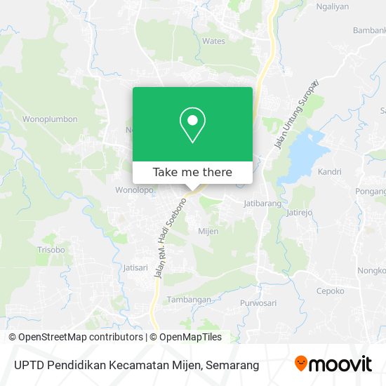 UPTD Pendidikan Kecamatan Mijen map