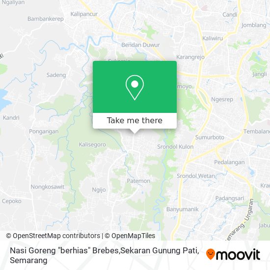 Nasi Goreng "berhias" Brebes,Sekaran Gunung Pati map