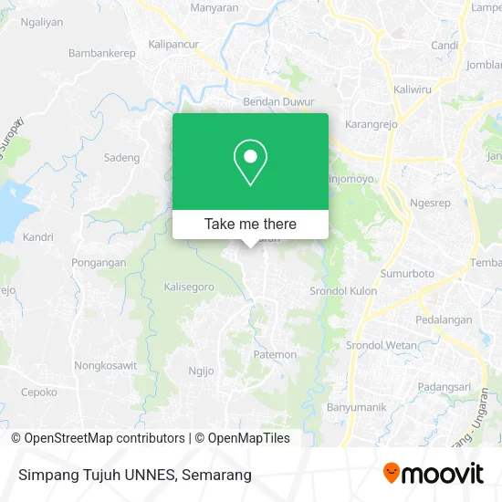 Simpang Tujuh UNNES map