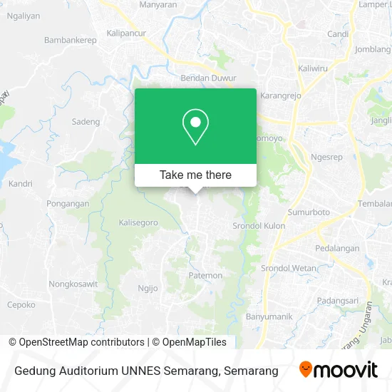 Gedung Auditorium UNNES Semarang map
