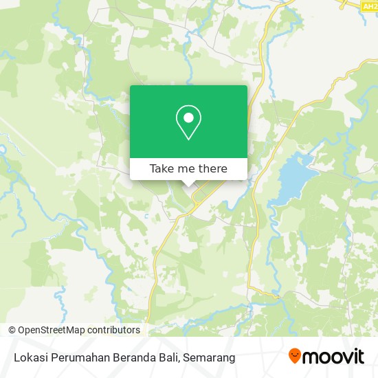 Lokasi Perumahan Beranda Bali map