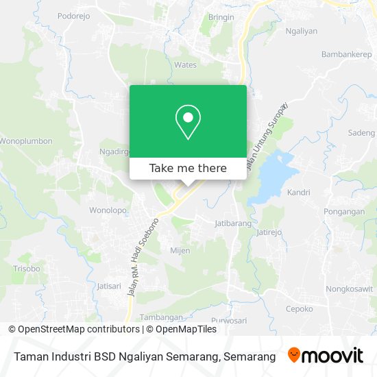 Taman Industri BSD Ngaliyan Semarang map