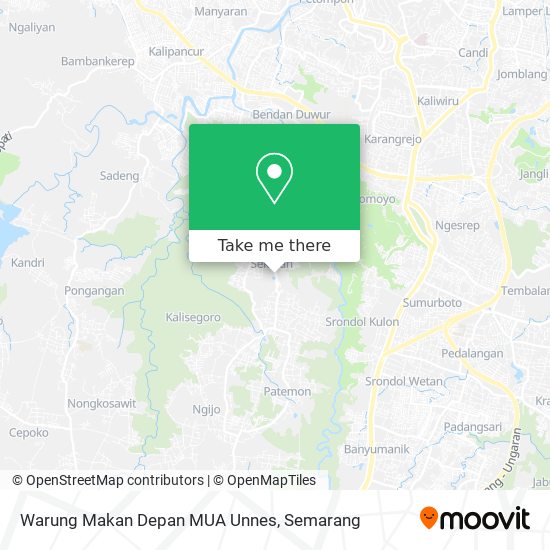 Warung Makan Depan MUA Unnes map