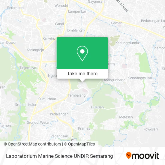 Laboratorium Marine Science UNDIP map