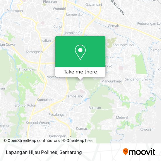 Lapangan Hijau Polines map
