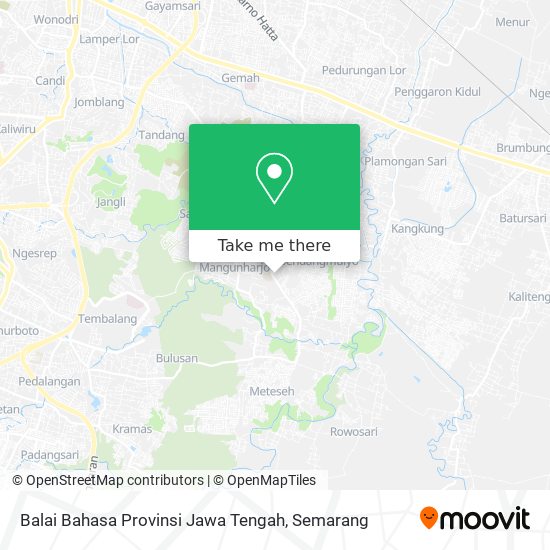 Balai Bahasa Provinsi Jawa Tengah map