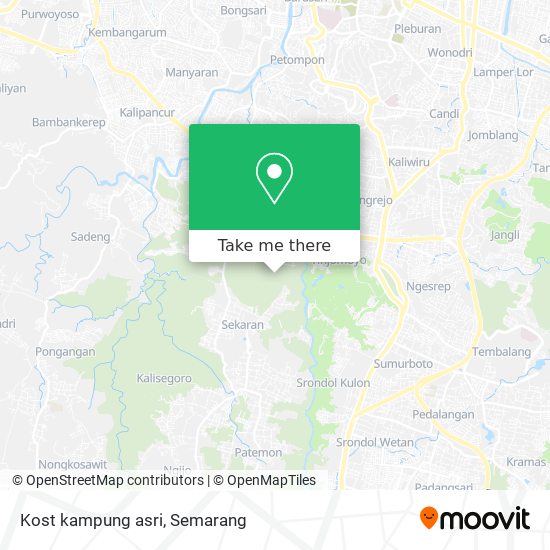 Kost kampung asri map