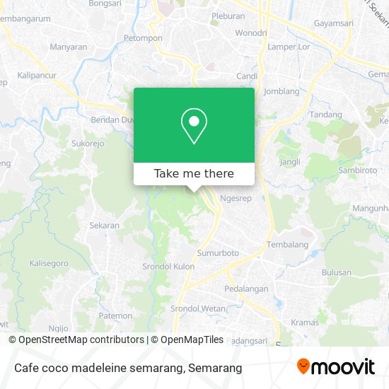 Cafe coco madeleine semarang map