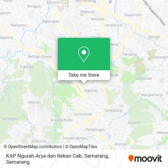 KAP Ngurah Arya dan Rekan Cab. Semarang map