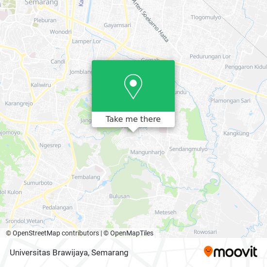 Universitas Brawijaya map