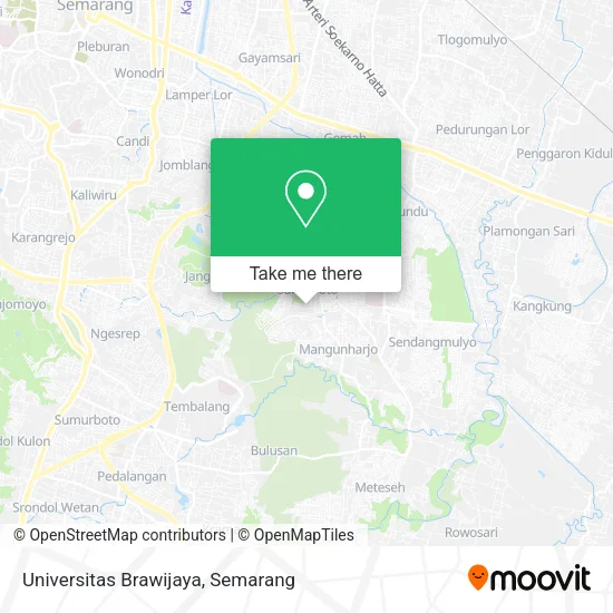 Universitas Brawijaya map
