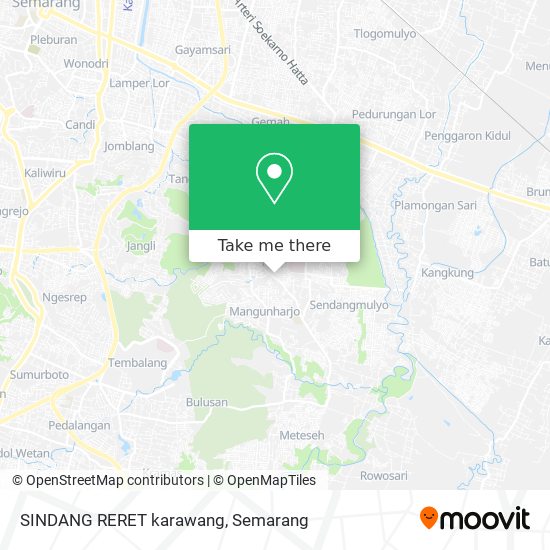 SINDANG RERET karawang map