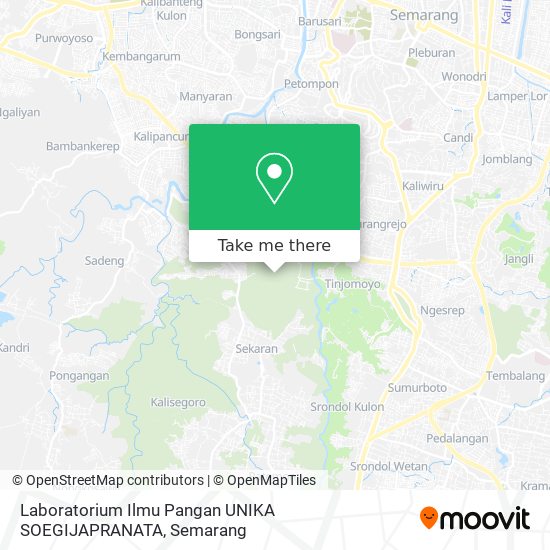 Laboratorium Ilmu Pangan UNIKA SOEGIJAPRANATA map