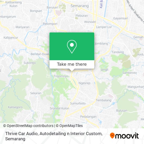 Thrive Car Audio, Autodetailing n Interior Custom map