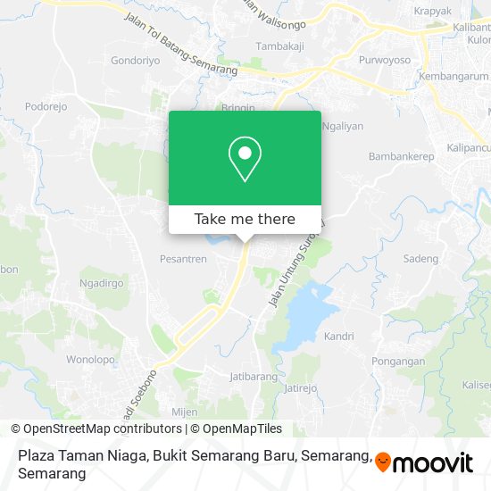 Plaza Taman Niaga, Bukit Semarang Baru, Semarang map