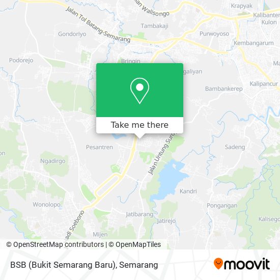BSB (Bukit Semarang Baru) map