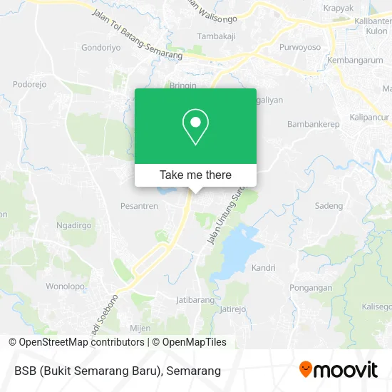 BSB (Bukit Semarang Baru) map