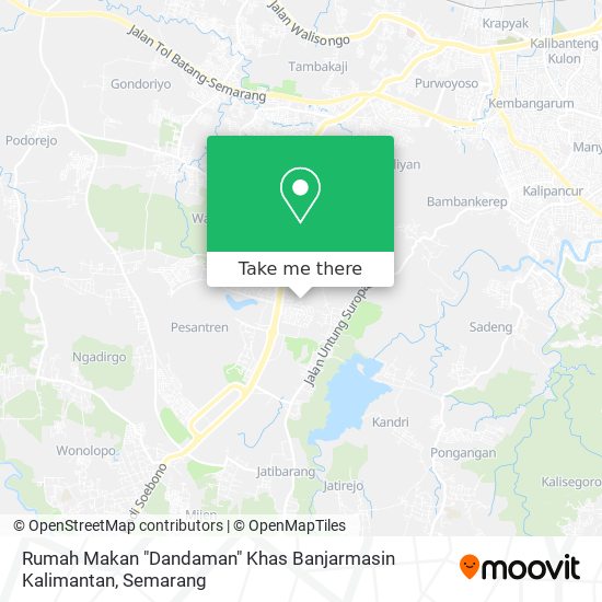 Rumah Makan "Dandaman" Khas Banjarmasin Kalimantan map