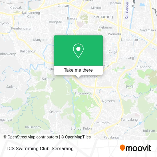 TCS Swimming Club map