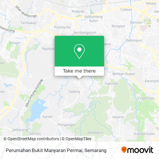 Perumahan Bukit Manyaran Permai map