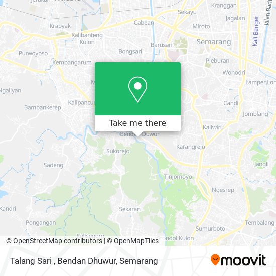 Talang Sari , Bendan Dhuwur map