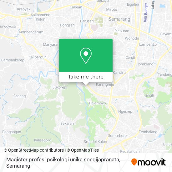 Magister profesi psikologi unika soegijapranata map