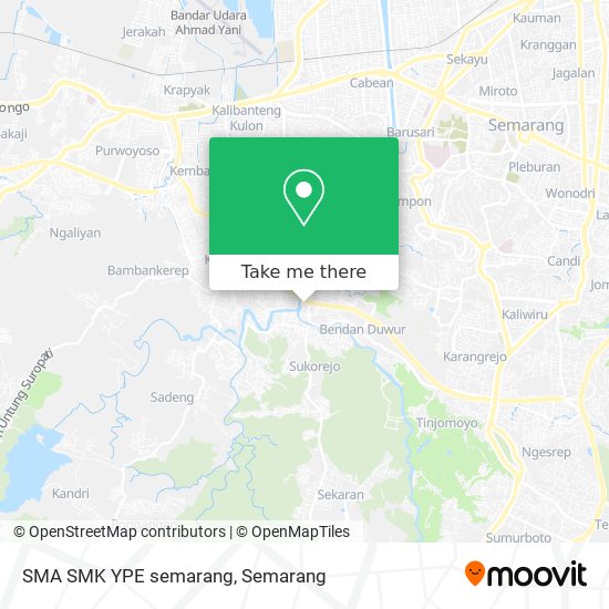 SMA SMK YPE semarang map