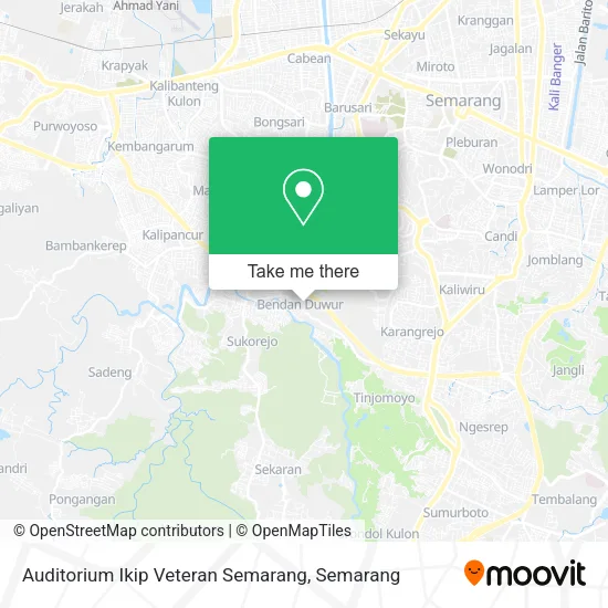 Auditorium Ikip Veteran Semarang map