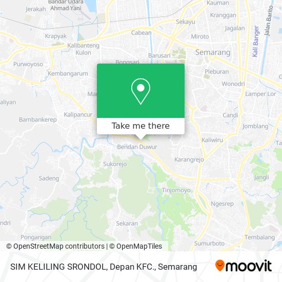 SIM KELILING SRONDOL, Depan KFC. map