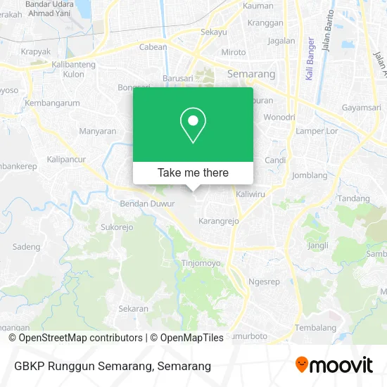 GBKP Runggun Semarang map