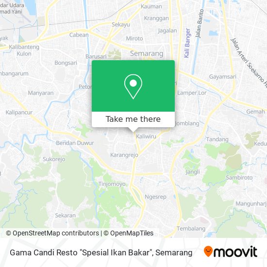 Gama Candi Resto "Spesial Ikan Bakar" map