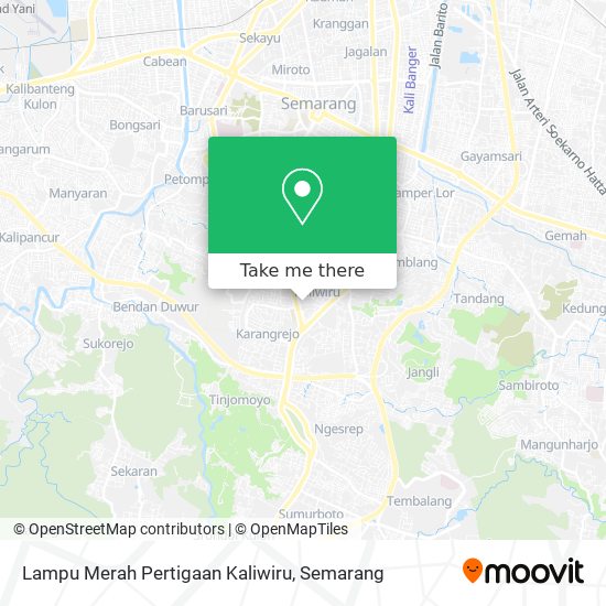 Lampu Merah Pertigaan Kaliwiru map