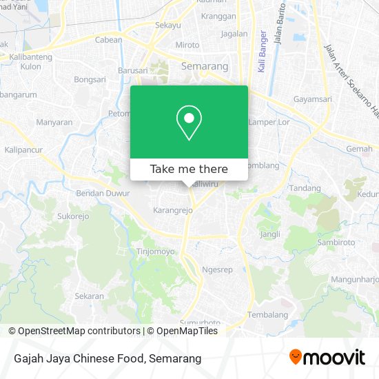 Gajah Jaya Chinese Food map