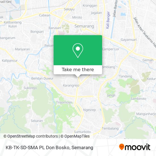 KB-TK-SD-SMA PL Don Bosko map