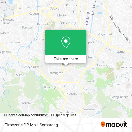 Timezone DP Mall map