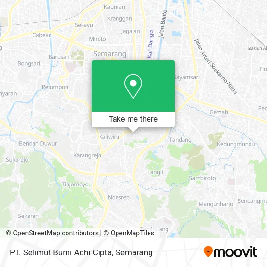 PT. Selimut Bumi Adhi Cipta map