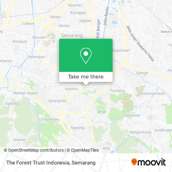 The Forest Trust Indonesia map