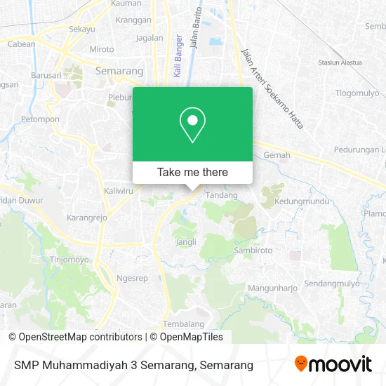 SMP Muhammadiyah 3 Semarang map