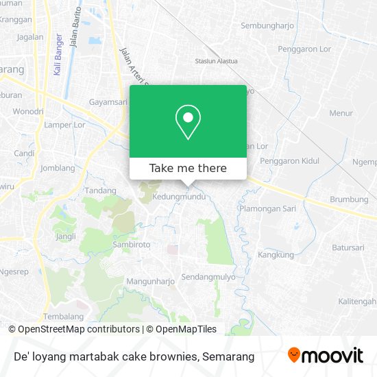 De' loyang martabak cake brownies map