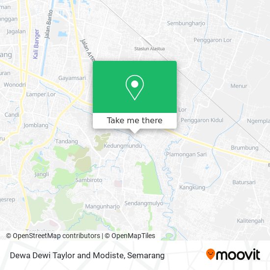 Dewa Dewi Taylor and Modiste map