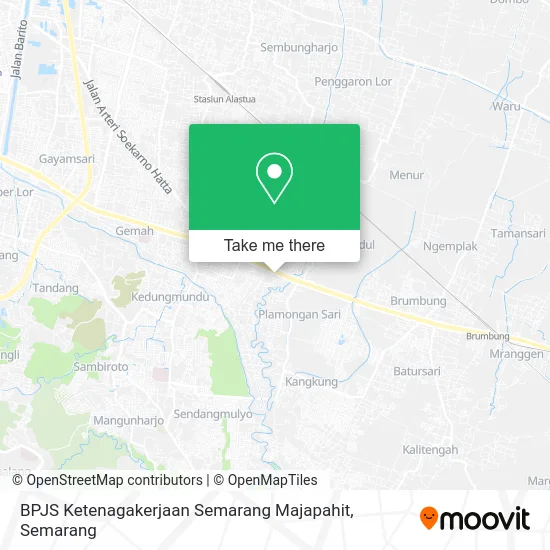 BPJS Ketenagakerjaan Semarang Majapahit map