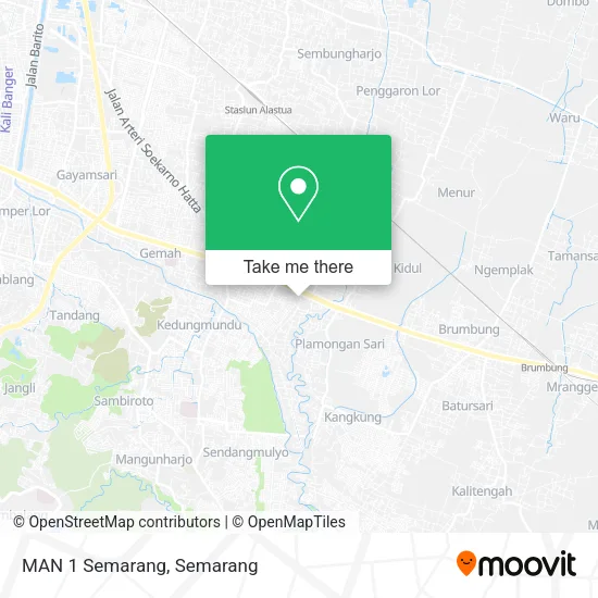 MAN 1 Semarang map