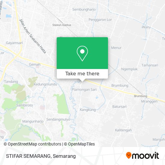 STIFAR SEMARANG map